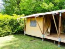 Cliquez pour découvrir toutes les photos de l'HÉBERGEMENT ! tente en toile et bois - camping Flower Du Lac De La Seigneurie photo 3