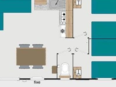 Cliquez pour découvrir toutes les photos de l'HÉBERGEMENT ! mobil-home - Landes Océanes photo 7