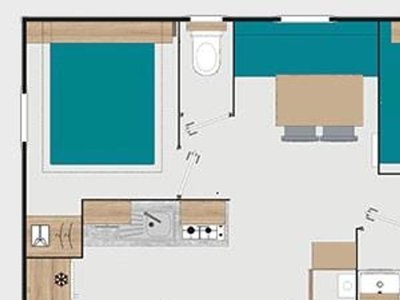 Cliquez pour découvrir toutes les photos de l'HÉBERGEMENT ! mobil-home - Landes Océanes photo 6