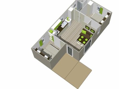 Cliquez pour découvrir toutes les photos de l'HÉBERGEMENT ! mobil-home - L'Hermitage Des Dunes photo 11