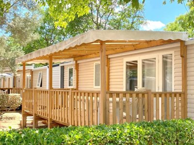 Cliquez pour découvrir toutes les photos de l'HÉBERGEMENT ! mobil-home - Bon Port photo 2