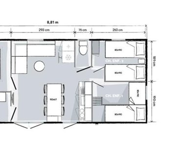 Cliquez pour découvrir toutes les photos de l'HÉBERGEMENT ! mobil-home - Bon Port photo 2