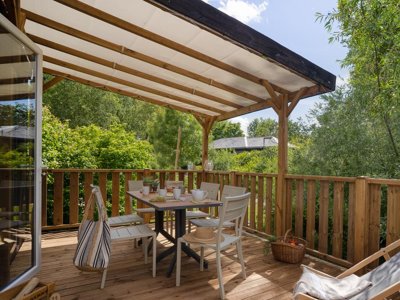 Cliquez pour découvrir toutes les photos de l'HÉBERGEMENT ! mobil-home - Slow Village Les Ponts-de-Cé photo 2