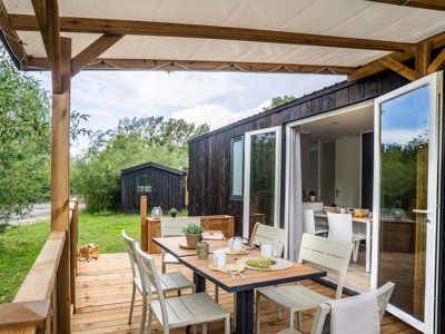 Cliquez pour découvrir toutes les photos de l'HÉBERGEMENT ! mobil-home - Slow Village Les Ponts-de-Cé photo 3