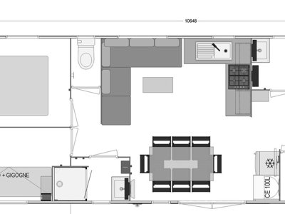 Cliquez pour découvrir toutes les photos de l'HÉBERGEMENT ! mobil-home - Le Bel Air photo 4