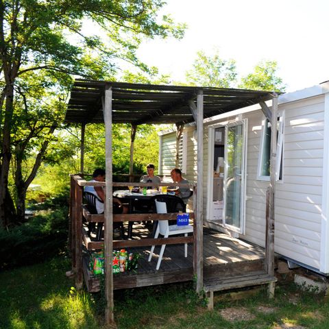 Cliquez pour découvrir toutes les photos de l'HÉBERGEMENT ! mobilhome - Du Lac Marciac photo 2