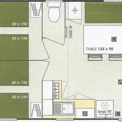 mobil-home - Du Lac Marciac photo 2
