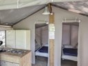 tente en toile et bois - camping Flower Les Ilates photo 2