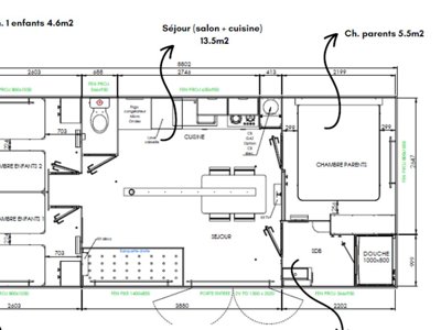 Cliquez pour découvrir toutes les photos de l'HÉBERGEMENT ! mobil-home - Flower Les Dunes photo 9