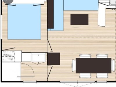 Cliquez pour découvrir toutes les photos de l'HÉBERGEMENT ! mobil-home - Uhaitza photo 11