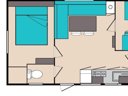 Cliquez pour découvrir toutes les photos de l'HÉBERGEMENT ! mobil-home - camping Uhaitza photo 3