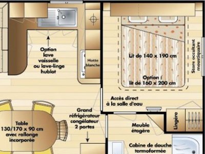 Cliquez pour découvrir toutes les photos de l'HÉBERGEMENT ! mobil-home - Le Cottage Boisé photo 7
