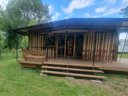 tente en toile et bois - camping De La Grande Lande photo 2