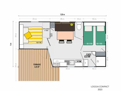 Cliquez pour découvrir toutes les photos de l'HÉBERGEMENT ! mobil-home - Pascalounet photo 10