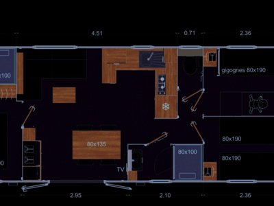 Cliquez pour découvrir toutes les photos de l'HÉBERGEMENT ! mobil-home - Paradis - Les Nobis D'Anjou photo 3