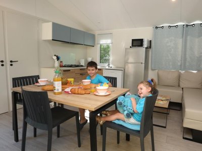 Cliquez pour découvrir toutes les photos de l'HÉBERGEMENT ! mobil-home - Paradis Val De Trie photo 2