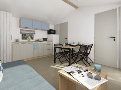 Cliquez pour découvrir toutes les photos de l'HÉBERGEMENT ! mobil-home - Paradis Val De Trie photo 2