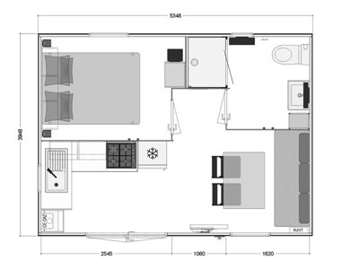 Cliquez pour découvrir toutes les photos de l'HÉBERGEMENT ! mobil-home - Paradis Val De Trie photo 9