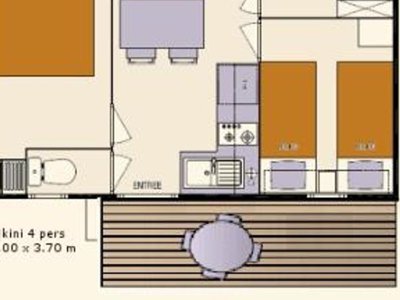 Cliquez pour découvrir toutes les photos de l'HÉBERGEMENT ! mobil-home - Le Jardin Des Cévennes photo 5