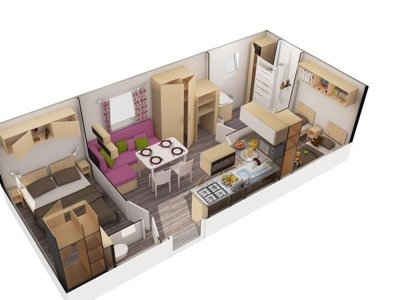 mobil-home - Le Jardin Des Cévennes photo 2