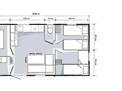 Cliquez pour découvrir toutes les photos de l'HÉBERGEMENT ! mobil-home - Beau Rivage - Ciela Village photo 7