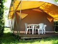 Cliquez pour découvrir toutes les photos de l'HÉBERGEMENT ! bungalow toilé - établissement Le Moulin De Rambourg photo 1