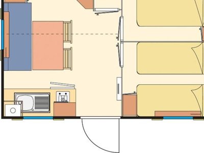 Cliquez pour découvrir toutes les photos de l'HÉBERGEMENT ! mobil-home - Flower Saint Lambert photo 4