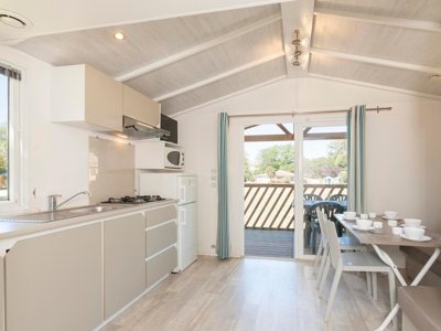 Cliquez pour découvrir toutes les photos de l'HÉBERGEMENT ! mobil-home - Ile Du Pont photo 2