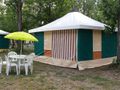 Cliquez pour découvrir toutes les photos de l'HÉBERGEMENT ! tente toile et bois - établissement L'Or Bleu photo 1