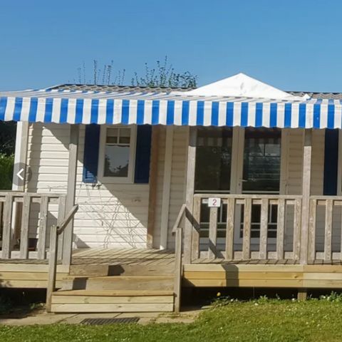 Cliquez pour découvrir toutes les photos de l'HÉBERGEMENT ! mobil-home - A L'Abri De L'Océan photo 1