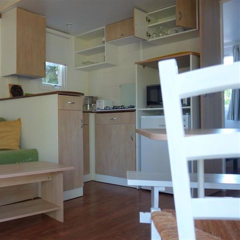 Cliquez pour découvrir toutes les photos de l'HÉBERGEMENT ! mobil-home - Chateau De Bouafles photo 2