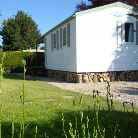 Cliquez pour découvrir toutes les photos de l'HÉBERGEMENT ! mobil-home - Chateau De Bouafles photo 5