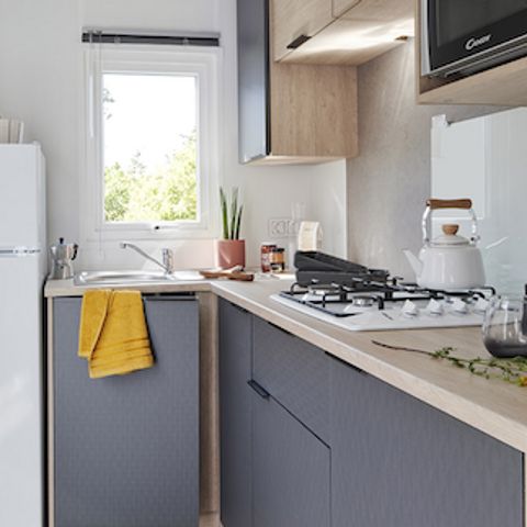 Cliquez pour découvrir toutes les photos de l'HÉBERGEMENT ! mobilhome - Chateau De Bouafles photo 2