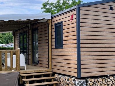 Cliquez pour découvrir toutes les photos de l'HÉBERGEMENT ! mobil-home - Chateau De Bouafles photo 5