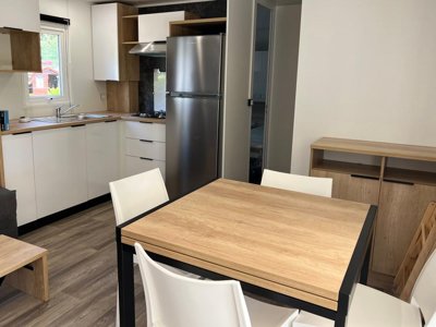 Cliquez pour découvrir toutes les photos de l'HÉBERGEMENT ! mobil-home - Chateau De Bouafles photo 2