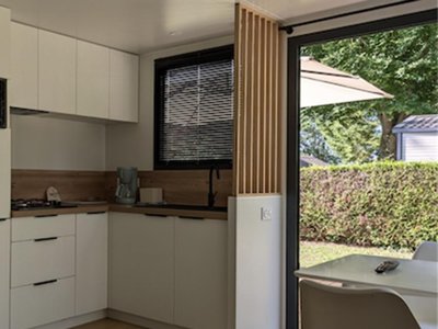 Cliquez pour découvrir toutes les photos de l'HÉBERGEMENT ! mobil-home - Chateau De Bouafles photo 4