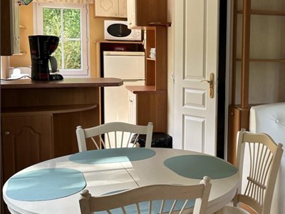 Cliquez pour découvrir toutes les photos de l'HÉBERGEMENT ! mobil-home - Chateau De Bouafles photo 2