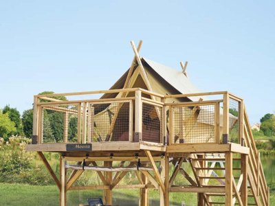 tente en toile et bois - Chateau De Bouafles photo 1