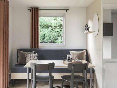 Cliquez pour découvrir toutes les photos de l'HÉBERGEMENT ! mobil-home - Chateau De Bouafles photo 5