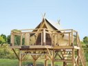 Cliquez pour découvrir toutes les photos de l'HÉBERGEMENT ! tente en toile et bois - camping Chateau De Bouafles photo 1