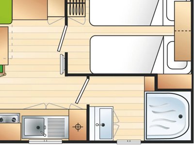 Cliquez pour découvrir toutes les photos de l'HÉBERGEMENT ! mobil-home - Les Bonnets photo 2
