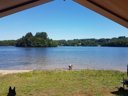 tente en toile et bois - camping Flower Le Port De Neuvic photo 2