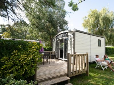 Cliquez pour découvrir toutes les photos de l'HÉBERGEMENT ! mobil-home - Le Raguènes Plage photo 2