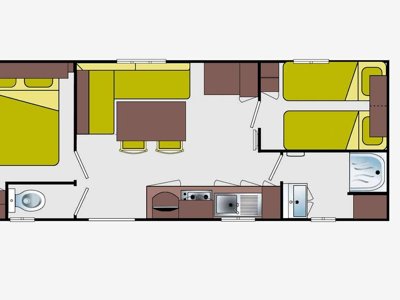 Cliquez pour découvrir toutes les photos de l'HÉBERGEMENT ! mobil-home - Les Loges photo 2