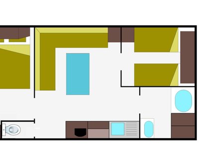 Cliquez pour découvrir toutes les photos de l'HÉBERGEMENT ! mobil-home - Les Loges photo 2