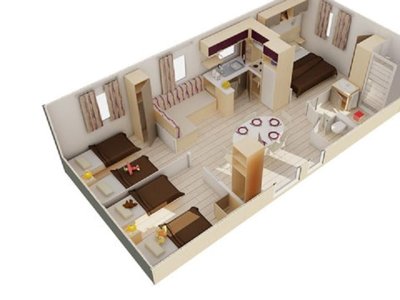 Cliquez pour découvrir toutes les photos de l'HÉBERGEMENT ! mobil-home - Paradis La Vallée Du Lot photo 3