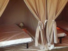 Camping Pas Cher vous présente avec son site Officiel campingpascher.fr, le Camping Paradis La Vallée Du Lot classé 3 étoiles, situé sur la commune de Pujols dans le département Lot-et-garonne (Aquitaine) en France. Le camping Paradis La Vallée Du Lot, vous présente un hébergement de type tente en toile et bois de 20 m² pour 4 personnes. Le camping Paradis La Vallée Du Lot vous propose du vendredi 26 juin au vendredi 03 juillet 2026, en promotion à -10% pour 7 nuits à 175 € au lieu de 195,0 € soit une Économie de 20 €. Cette location propose 33 dates différentes pour réserver votre séjour. Découvrez également les 11 autres gammes d'hébergements du camping. Les Avis clients pour le Camping Paradis La Vallée Du Lot sont excellents avec une note moyenne de 8 sur 10. Piscine extérieure, Animations familiales, Club enfants, Aire de jeux enfants, Cyclisme, Ping-pong, Pétanque, Randonnée, Terrain de beach-volley, Bar, Dépôt de pain, Plats à emporter, Snack/Bar,... En savoir plus : cliquez-ICI.