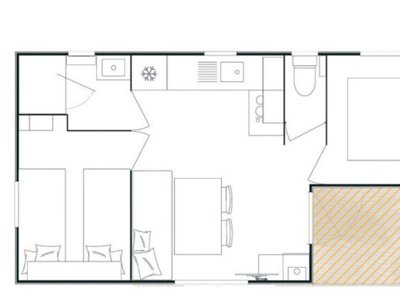 Cliquez pour découvrir toutes les photos de l'HÉBERGEMENT ! mobil-home - Oléron Loisirs photo 5