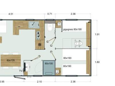 mobil-home - Le Bois Soleil photo 5