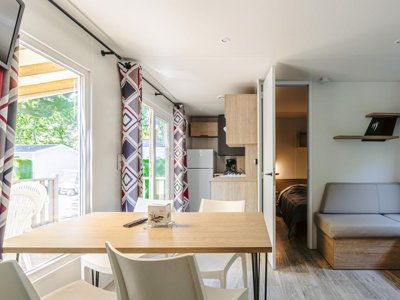 Cliquez pour découvrir toutes les photos de l'HÉBERGEMENT ! mobil-home - Le Bois Soleil photo 2